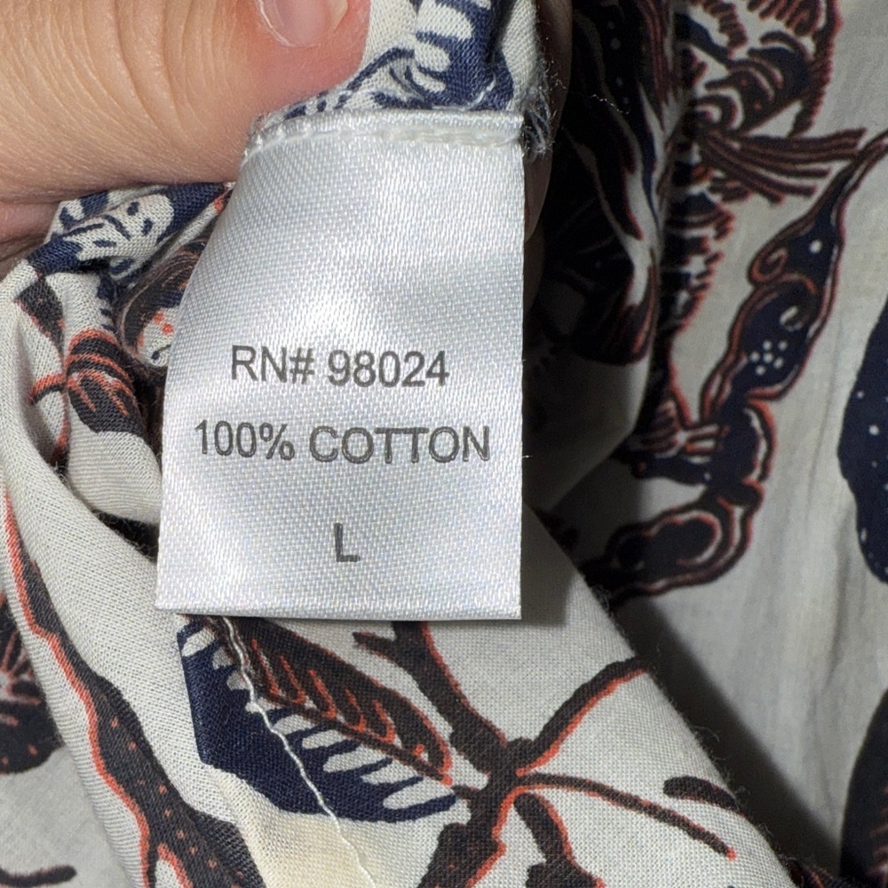 House of Harlow 1960 Black and Cream Floral Blouse - Picture 5 of 6